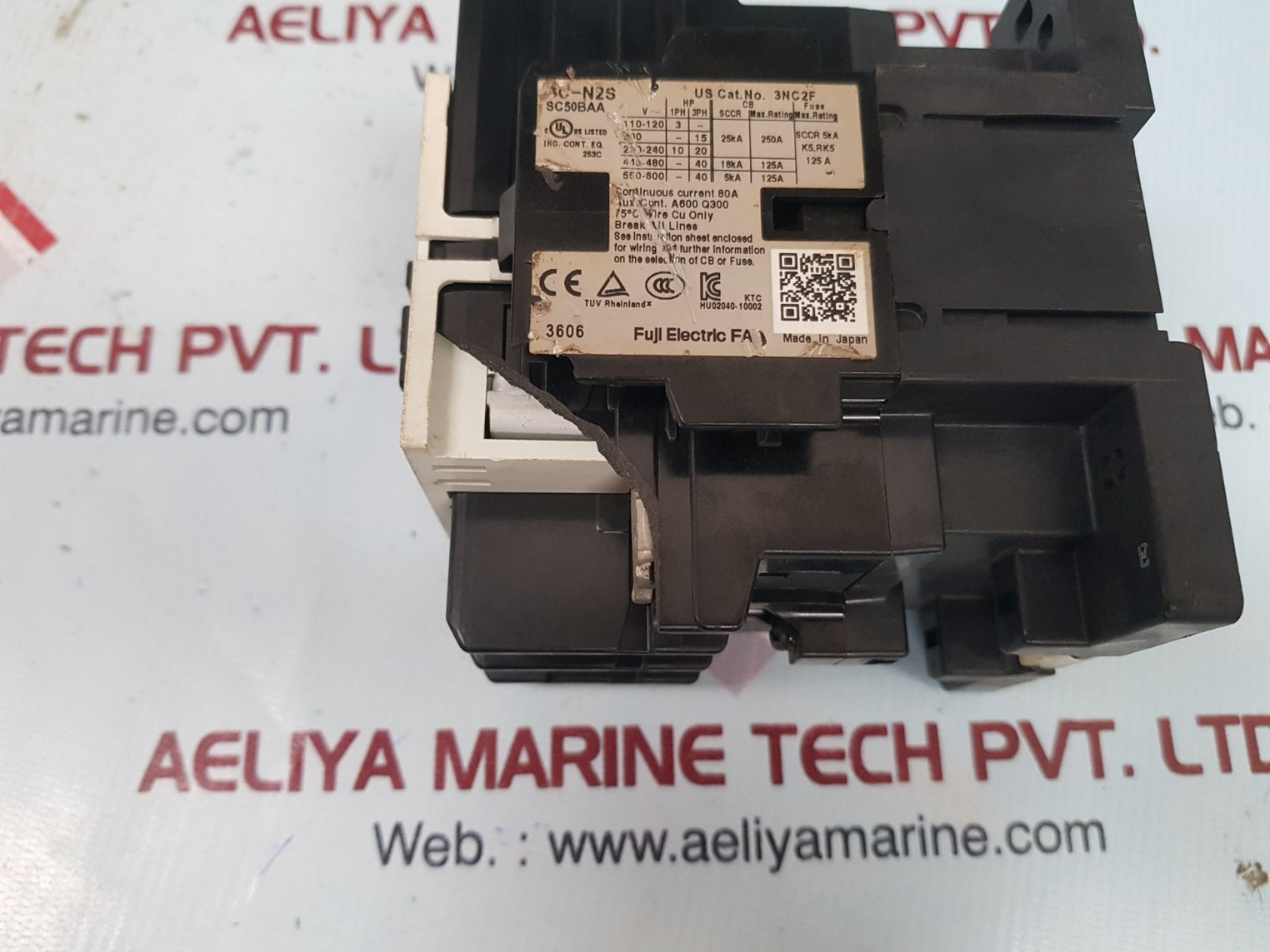 Fuji electric sc-n2s [50] sc50baa contactor 380-400v 50hz/400-440v