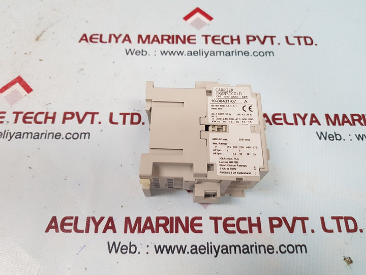 Carrier transicold 10-00431-07 contactor 