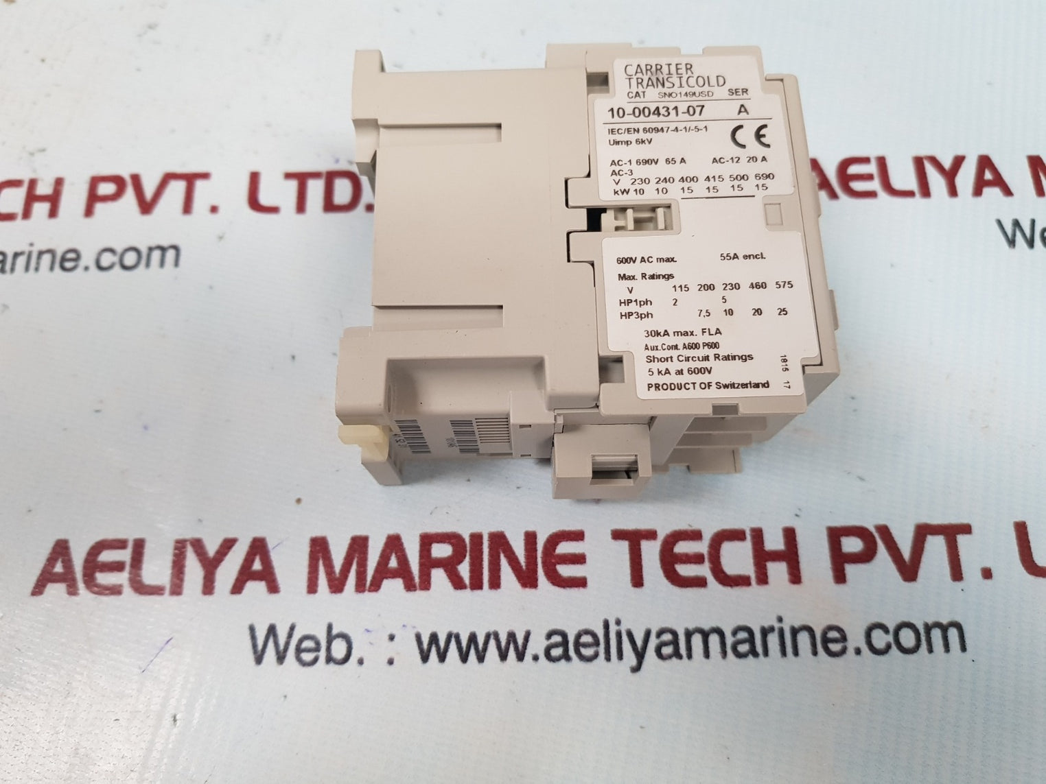 Carrier transicold 10-00431-07 contactor 