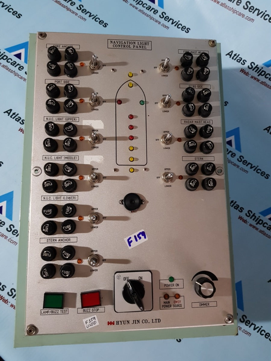 Hyun jin navigation light control panel