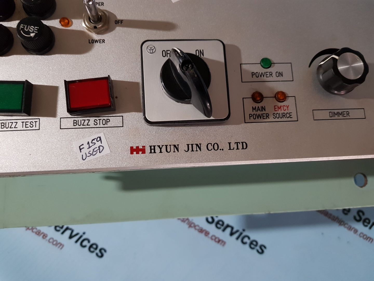 Hyun jin navigation light control panel