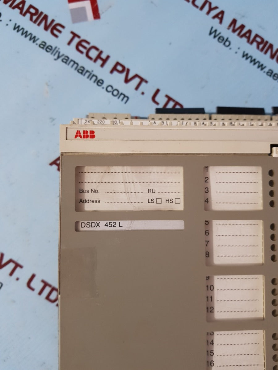 Abb dsdx 452 remote i/o unit 5716075-u