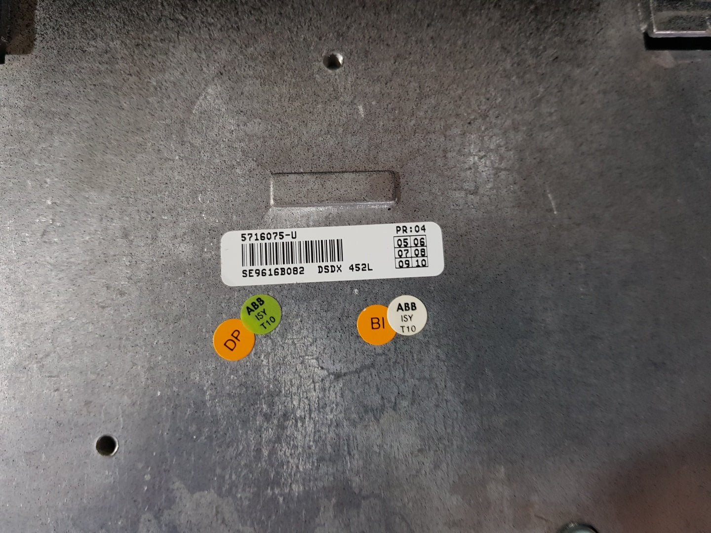 Abb dsdx 452 remote i/o unit 5716075-u