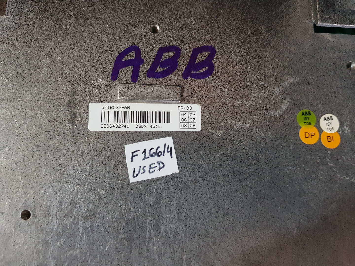 Abb dsdx 451l remote in/out expantion unit 5716075-ah