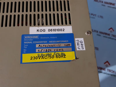 Advantech Altosonic-v Signal Converter 230Vac/50-60Hz