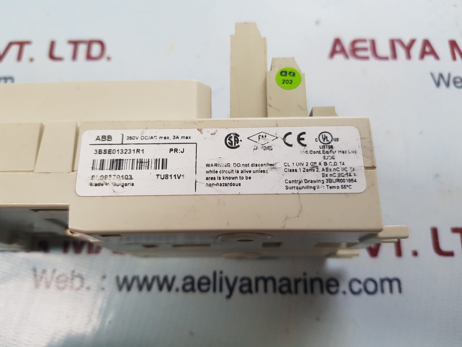 Abb tu811v1 3bse013231r1 compact module termination unit 