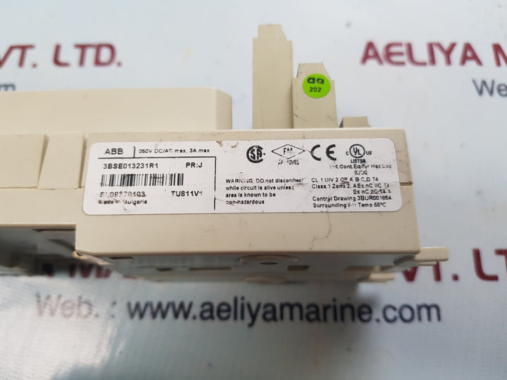 Abb tu811v1 3bse013231r1 compact module termination unit 