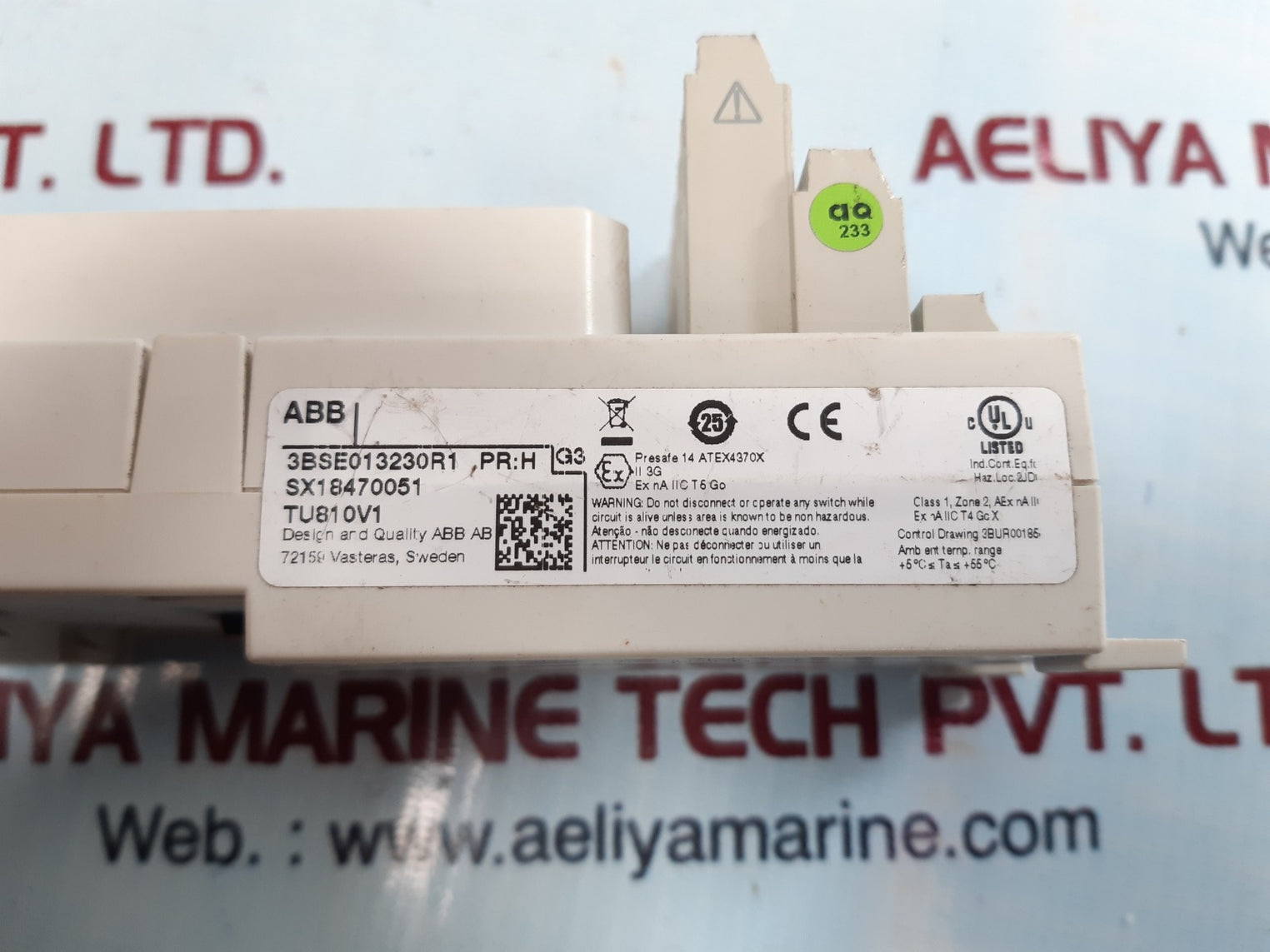Abb tu810v1 3bse013230r1 compact module Used