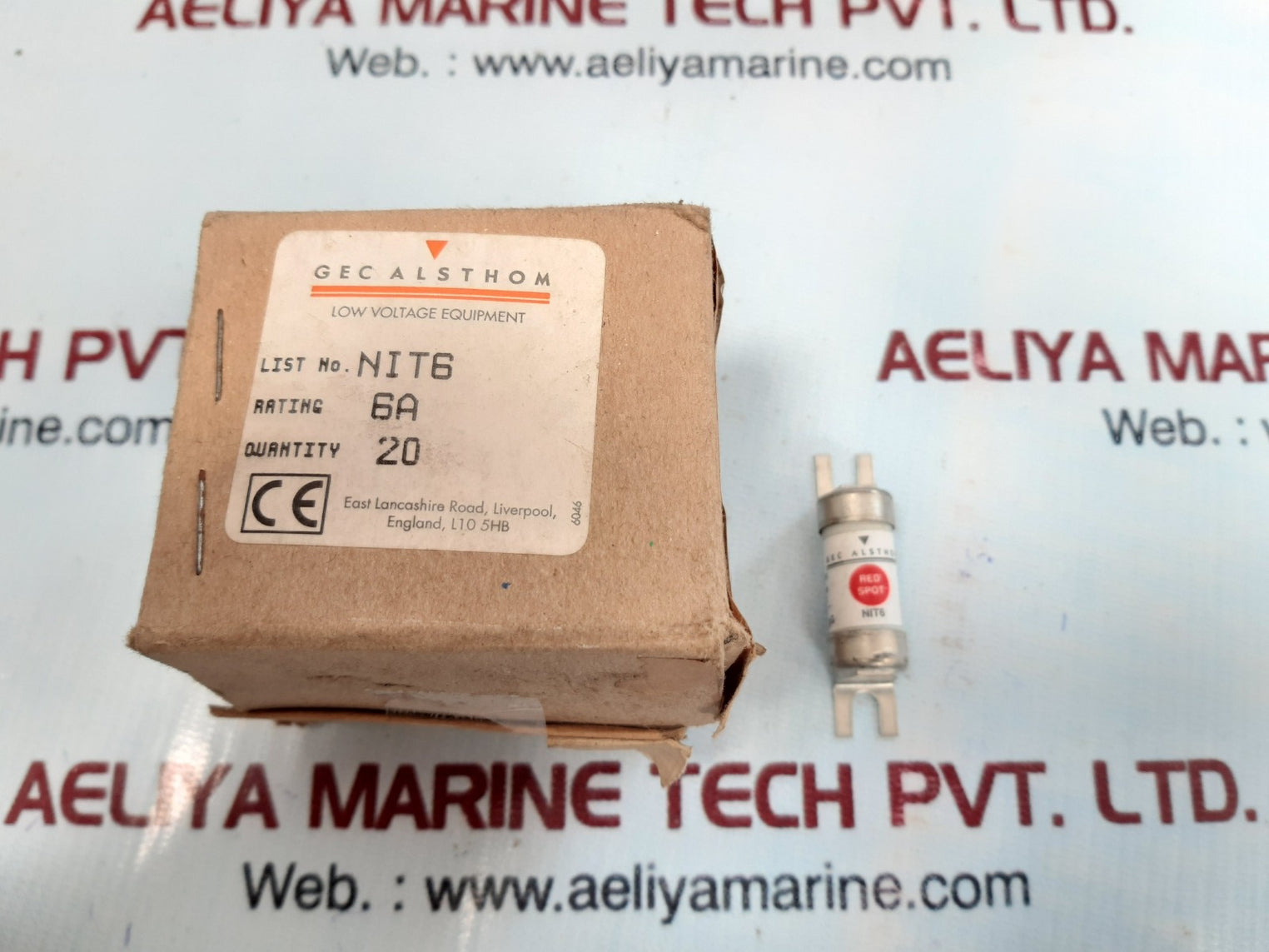 Set of 11x Gec alsthom nit6 fuse