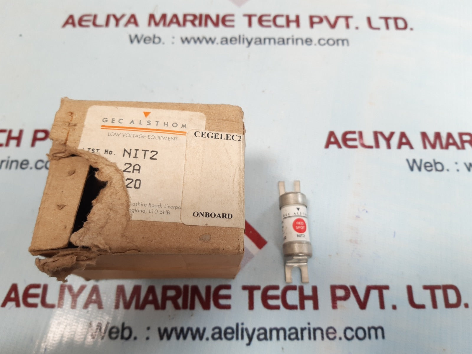 Set of 15x Gec alsthom nit2 fuse