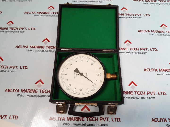 C.wilh.stein sohn kl.0,6 manometer pressure clock