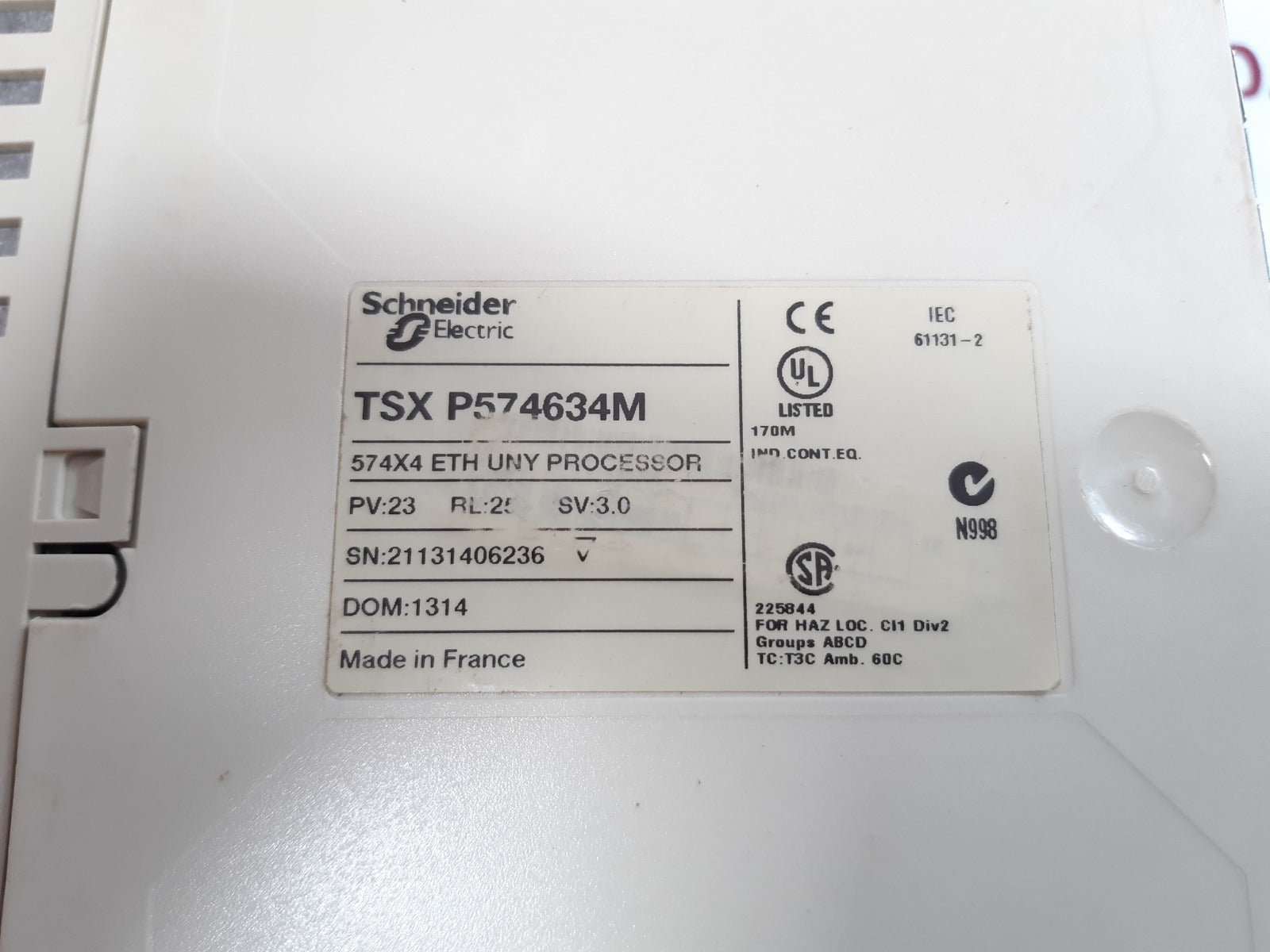 Schneider electric tsx p574634m modicon processor