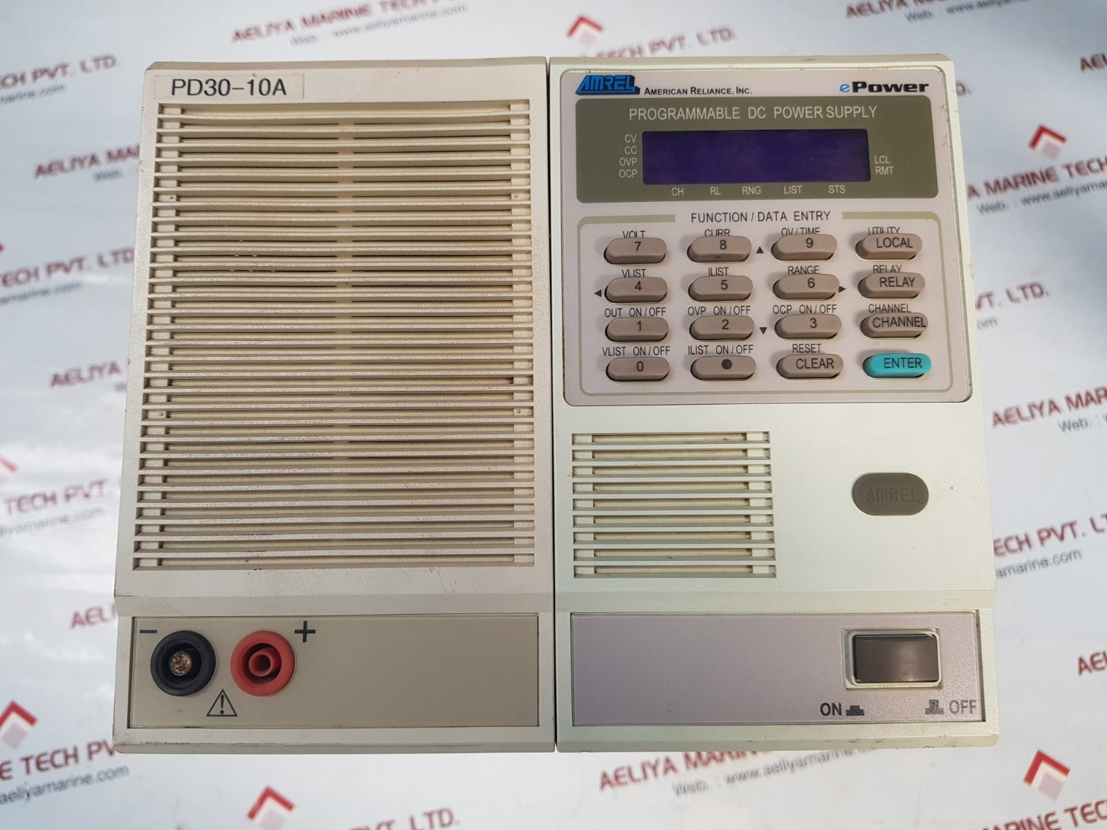 Amrel pd30-10a programmable dc power supply