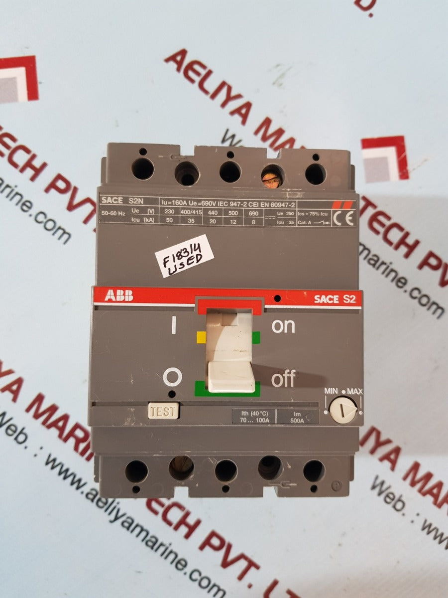 Abb sace s2n circuit breaker Used