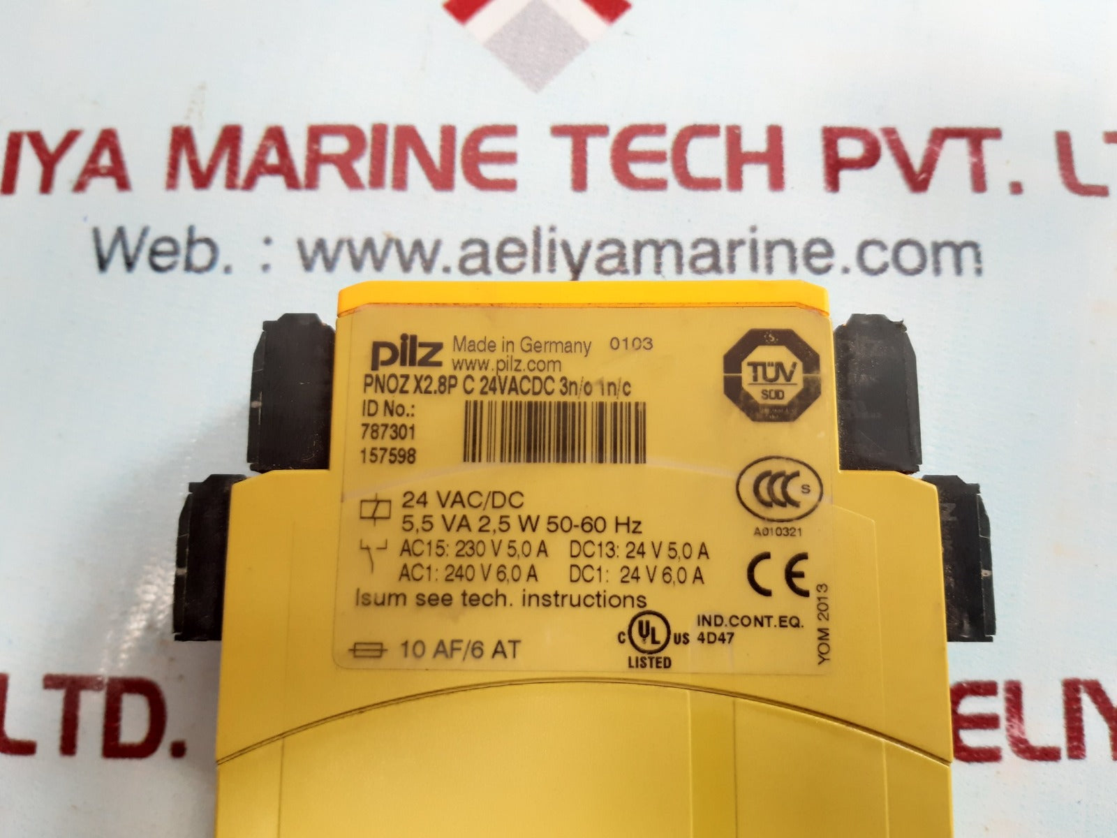 Pilz pnoz x2.8p safety relay