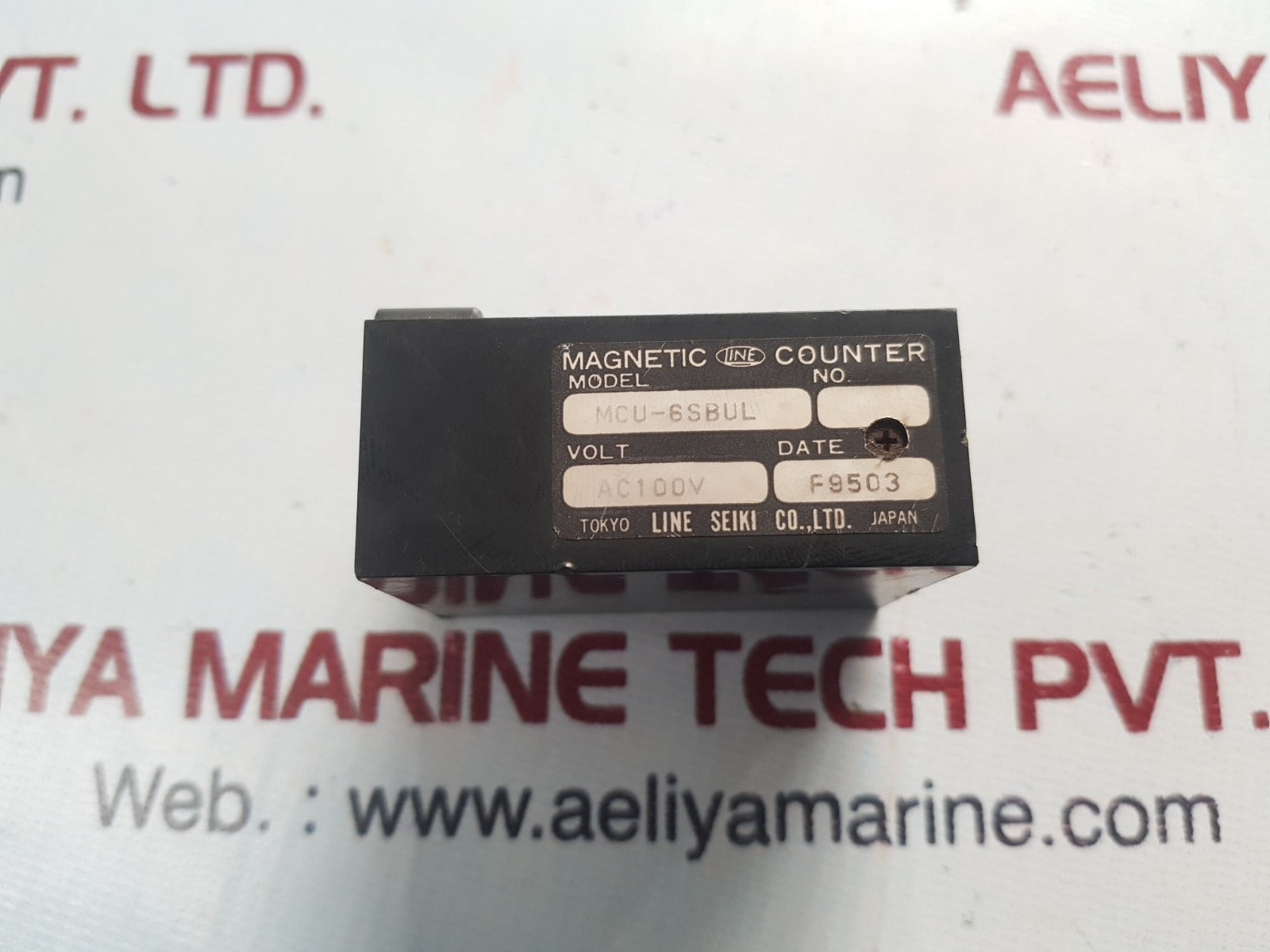 Line seiki mcu-6sbul magnetic counter