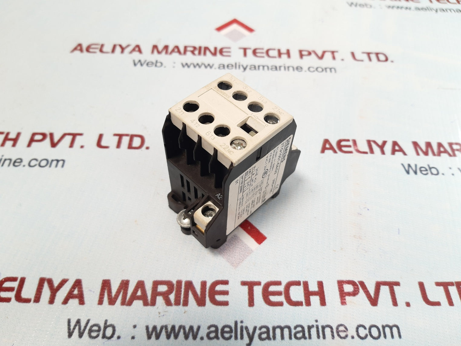 Siemens 3tg1001-0ag2 3no+1nc contactor