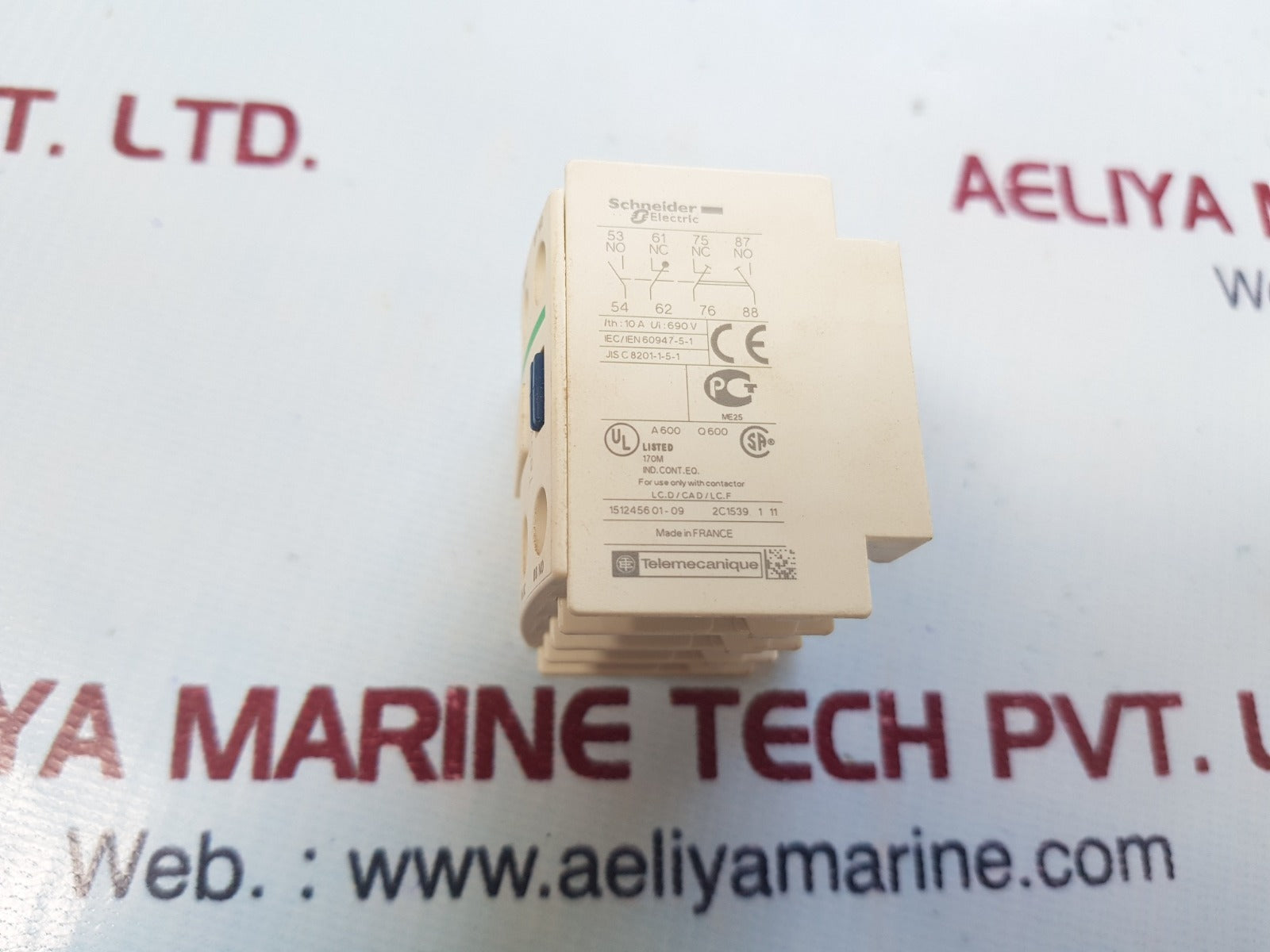 Schneider electric ladc22 overload relay
