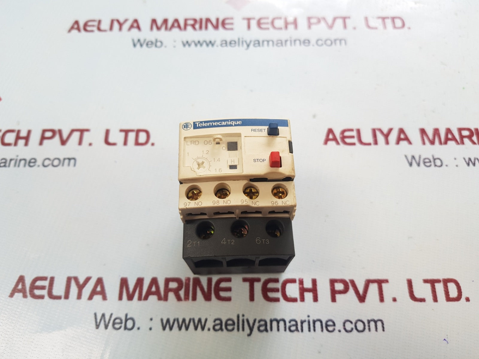 Schneider electric/telemecanique lrd 06 overload relay 