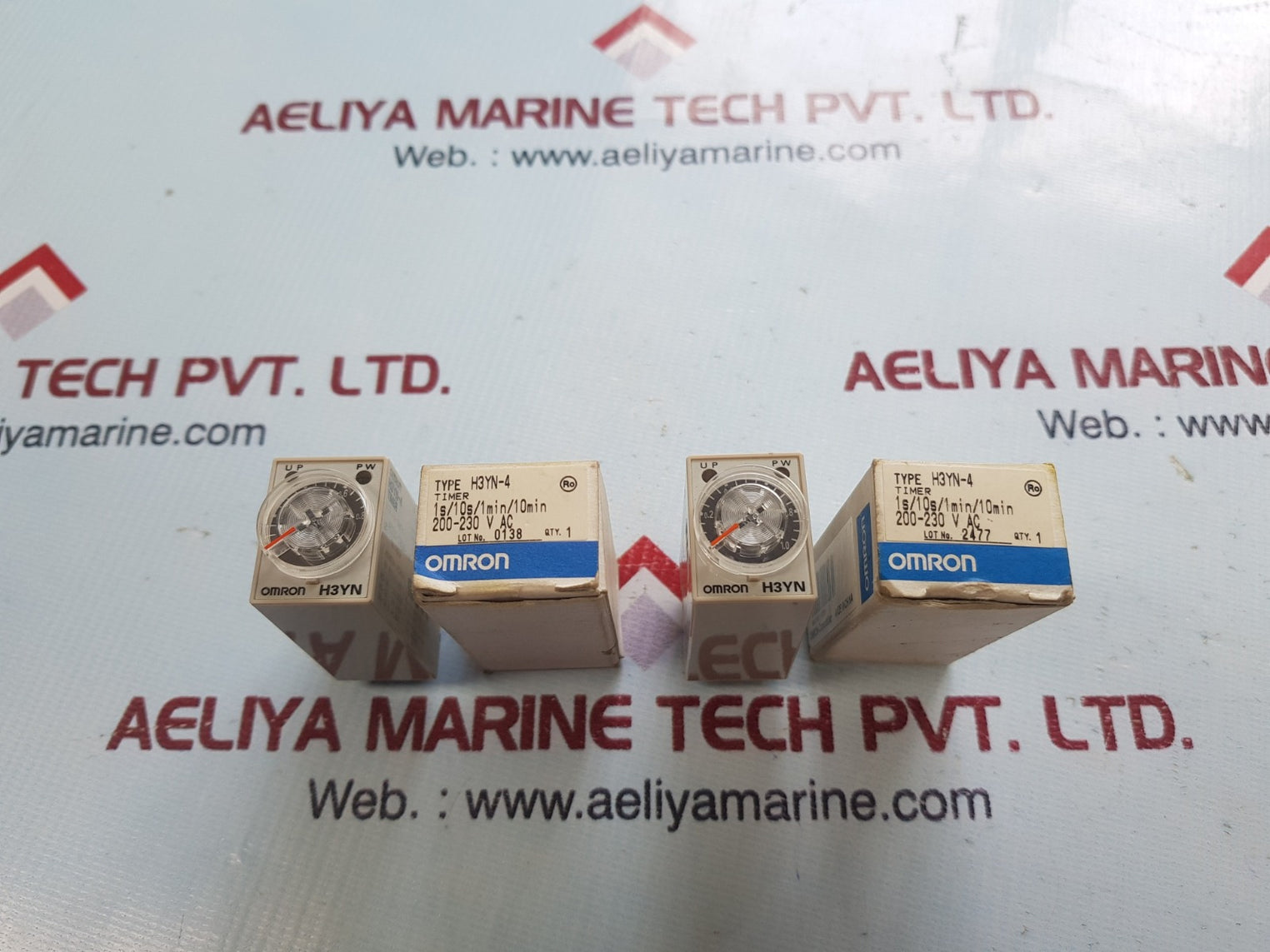 Omron h3yn-4 timer relay 200-230v ac