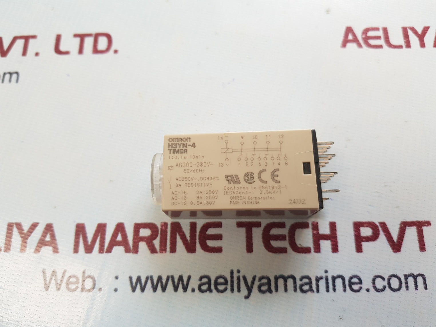 Omron h3yn-4 timer relay 200-230v ac