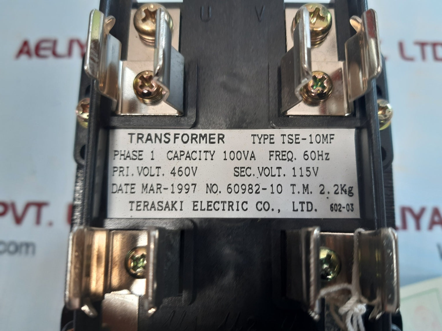 Terasaki electric tse-10mf transformer