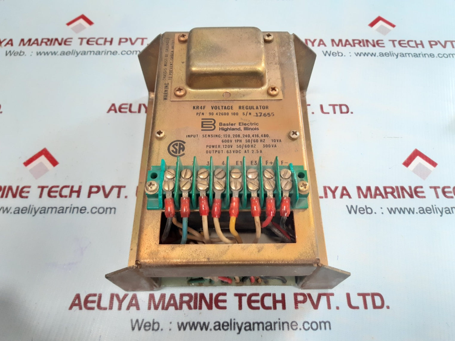 Basler electric kr4f voltage regulator