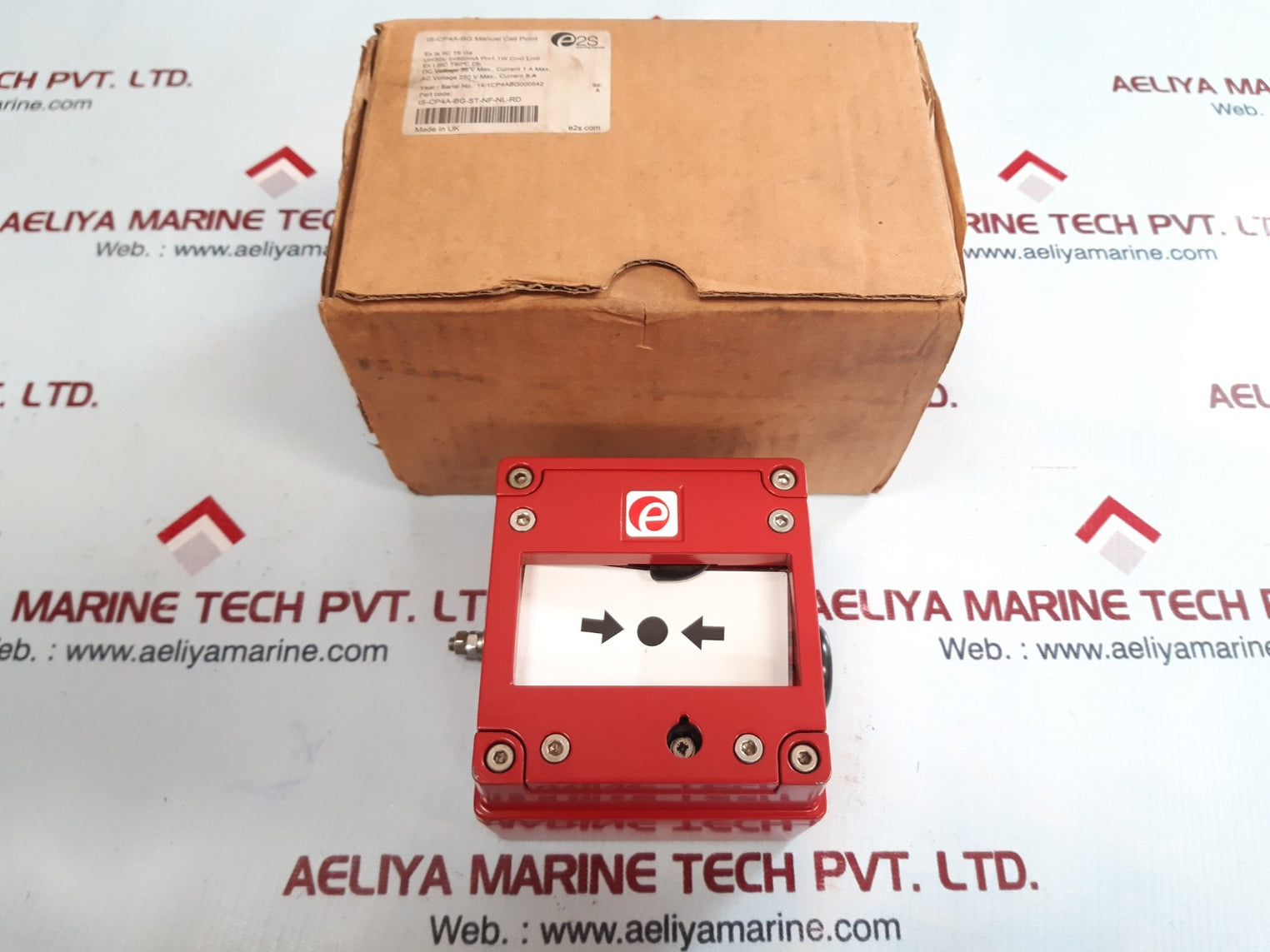 E2s is-cp4a-bg-st-nf-nl-rd break glass manual call point