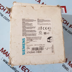 Siemens 3tk28451hb40 sirius safety relay