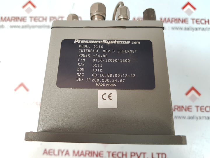 Pressure systems netscanner 9116 scanner 500 psi