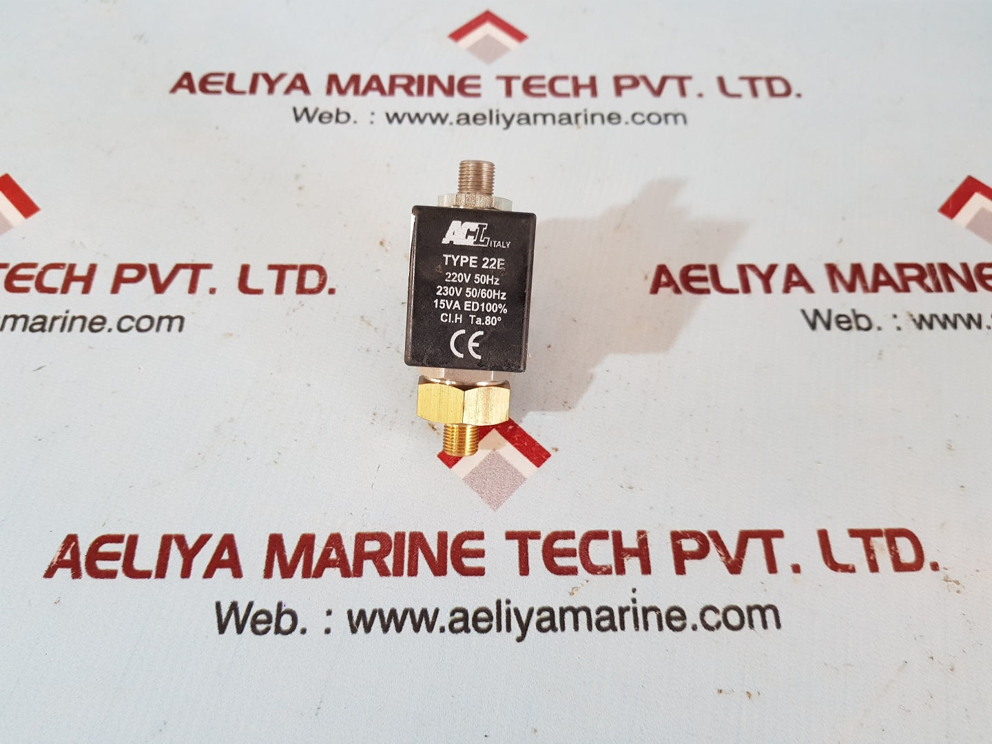 Acl 22e brass solenoid valve