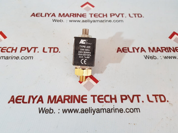 Acl 22e brass solenoid valve