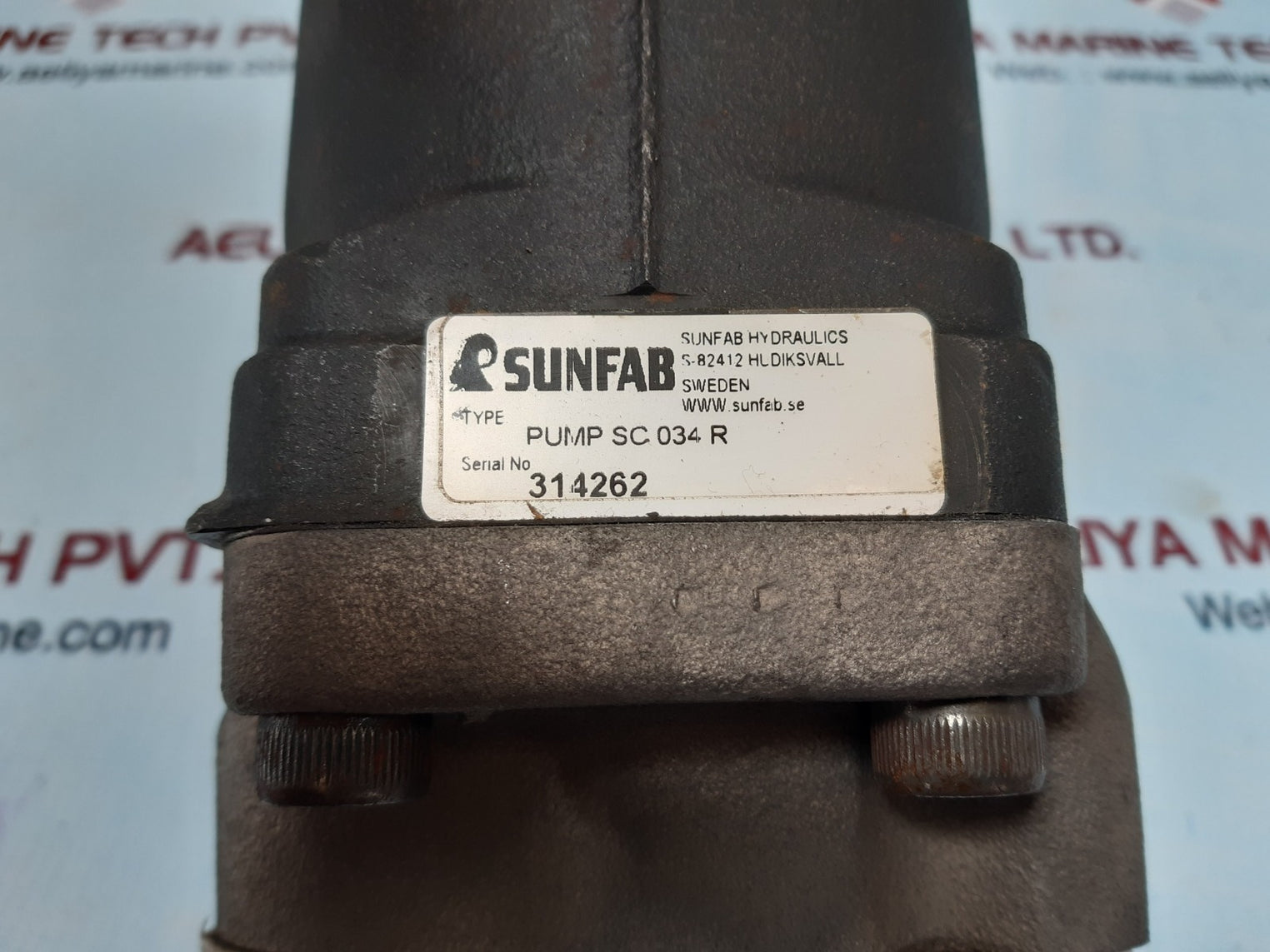 Sunfab sc 034 r hydraulic pump