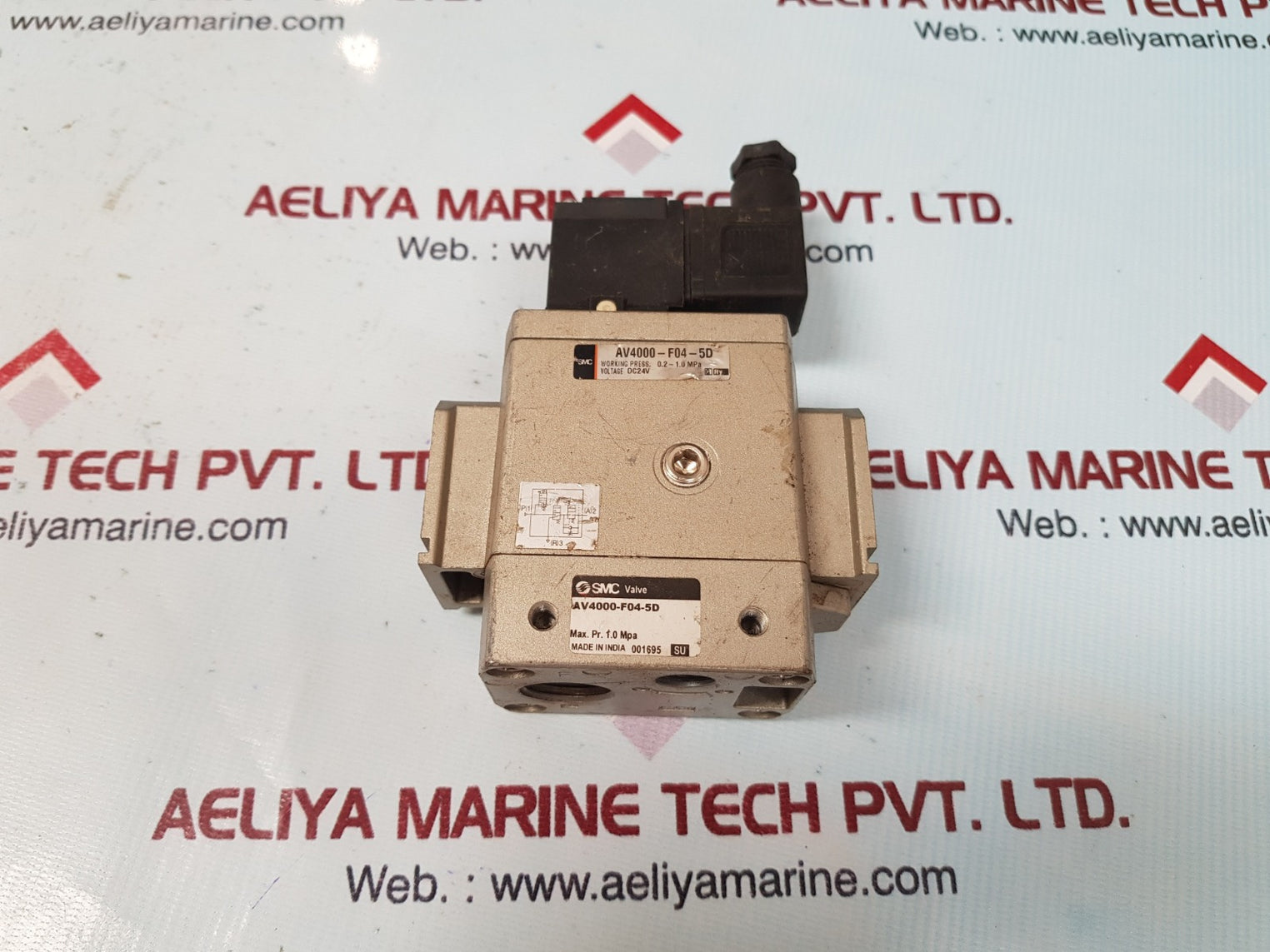 Smc av4000-f04-5d solenoid valve