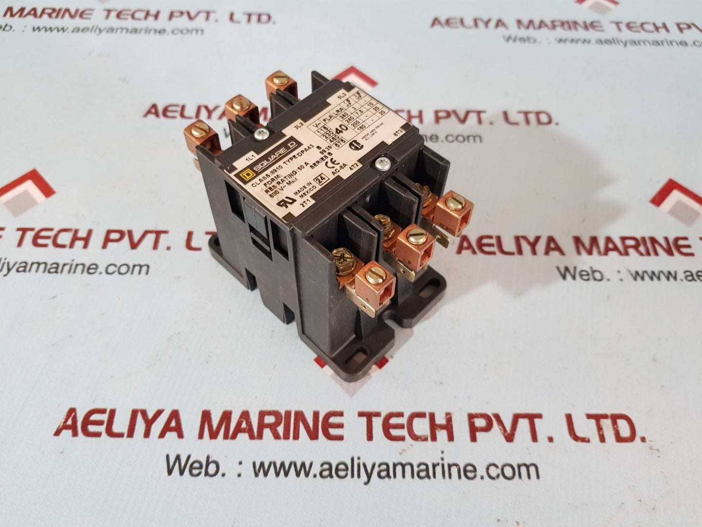 Square D 8910 dpa43 definite purpose contactor 3 pole