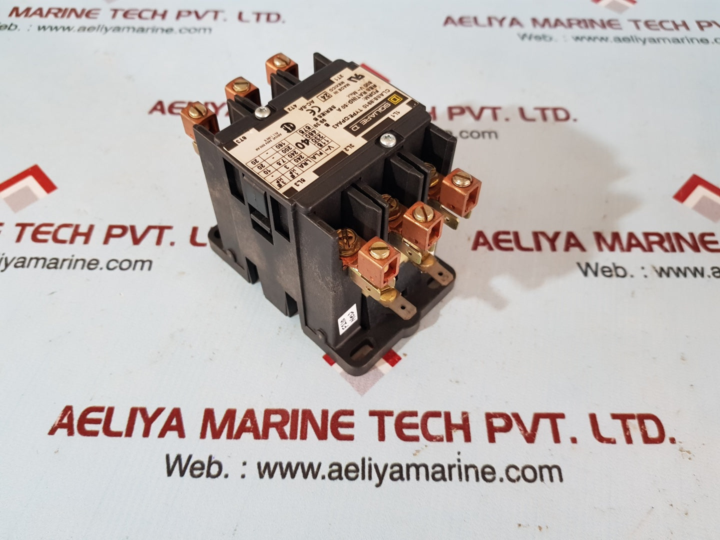 Square D 8910 dpa43 definite purpose contactor 3 pole