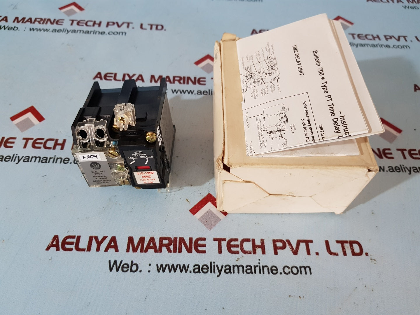 Allen-bradley 700-plla1 Ser.D Mechanical Latch Unit 115-120V
