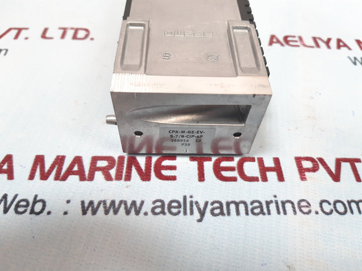 Festo cpx-m-ge-ev-s-7/8-cip-4p interlinking block