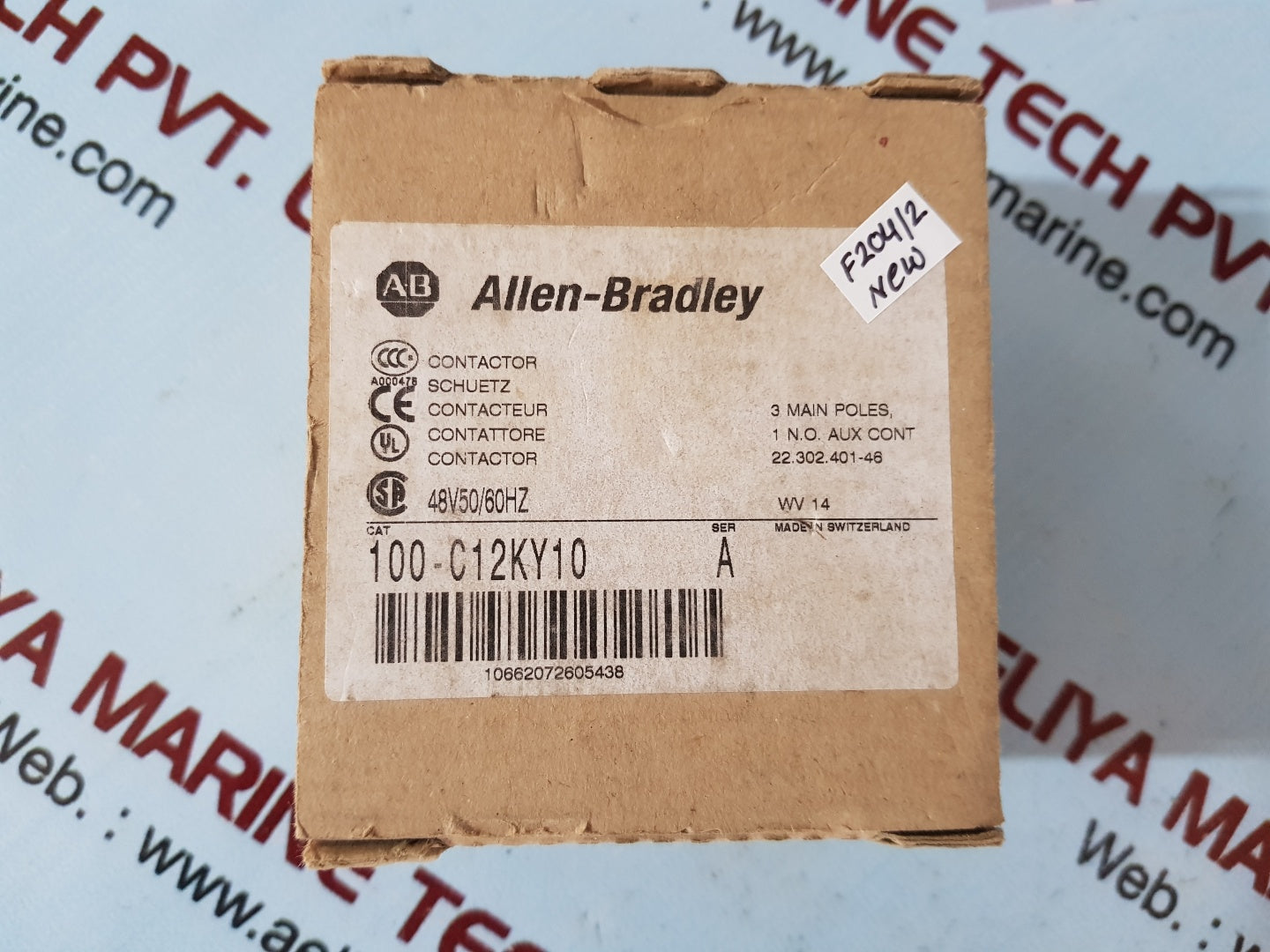 Allen-bradley 100-c12y10 contactor ser A