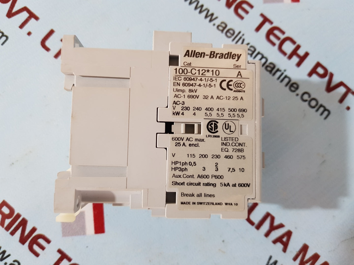 Allen-bradley 100-c12y10 contactor ser A