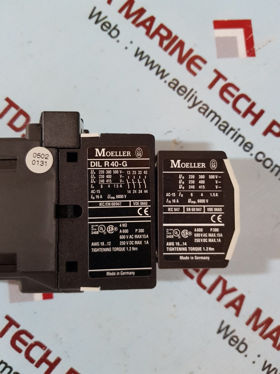 Moeller dil r40-g contactor 22dil