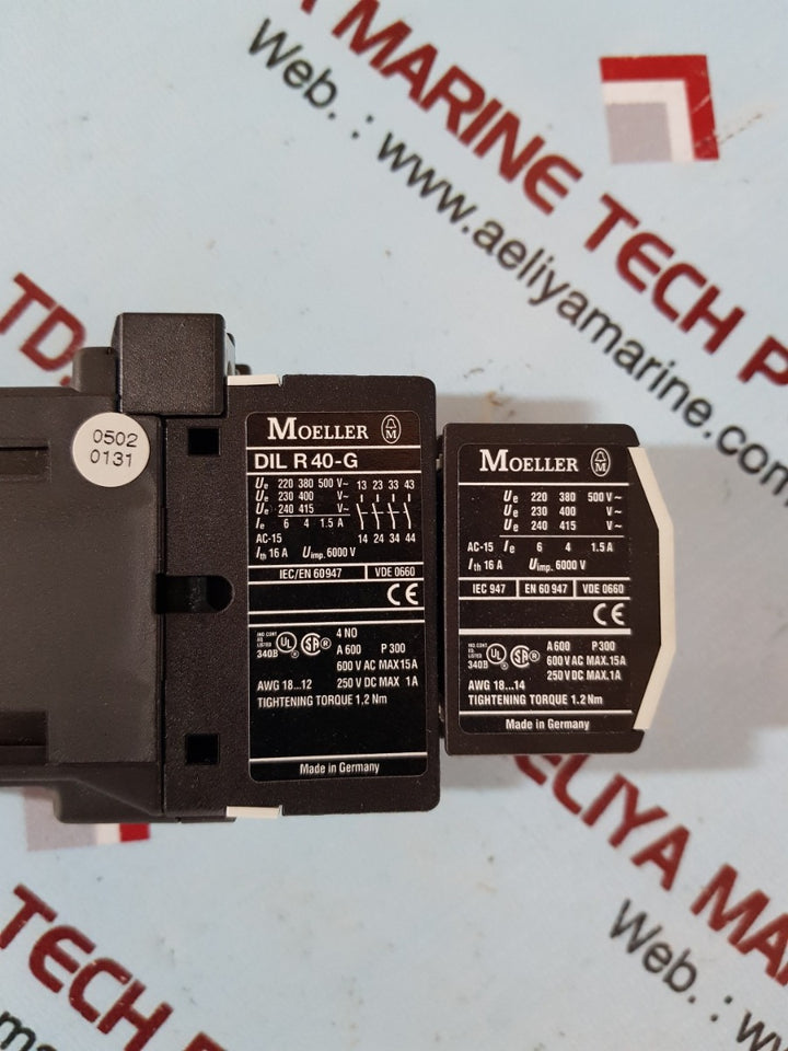Moeller dil r40-g contactor 22dil