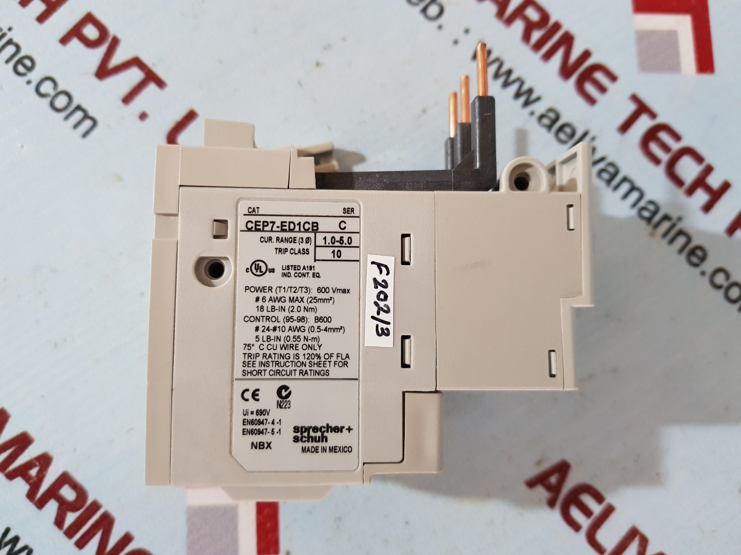 Sprecher+schuh cep7-ed1cb overload relay ser.c