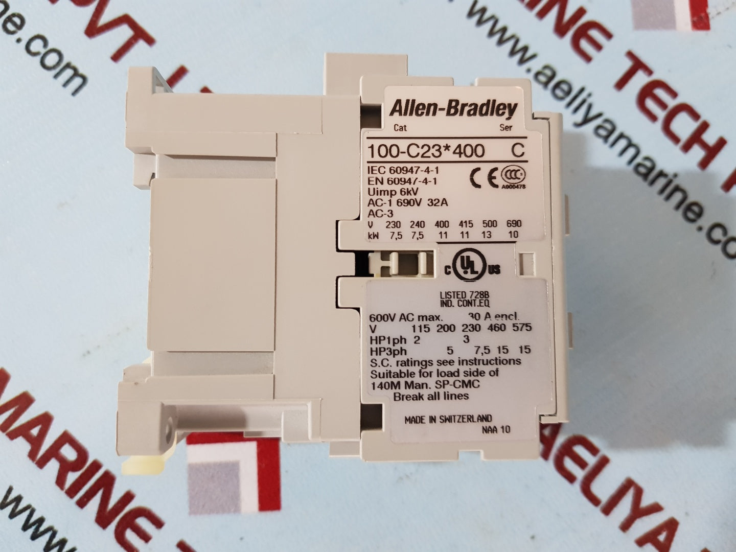 Allen-bradley 100-c23d400 contactor ser C