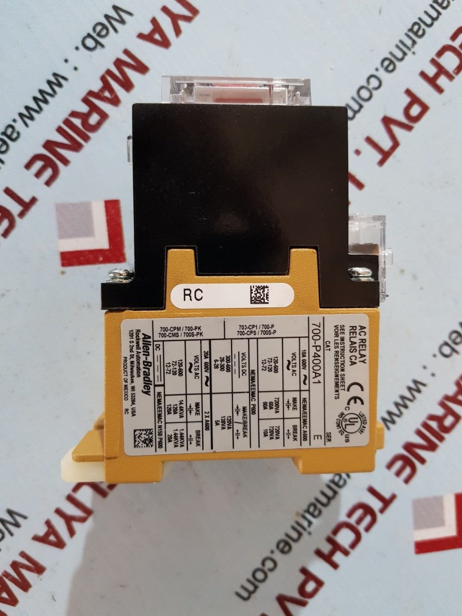 Allen bradley bulletin 700-p 700-p400a1 relay ser E