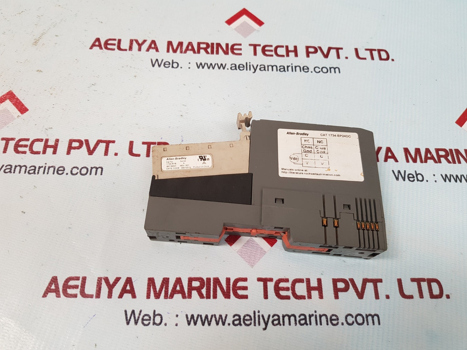 Allen-bradley 1734-ep24dc ser b extension module 1734-rtb ser a