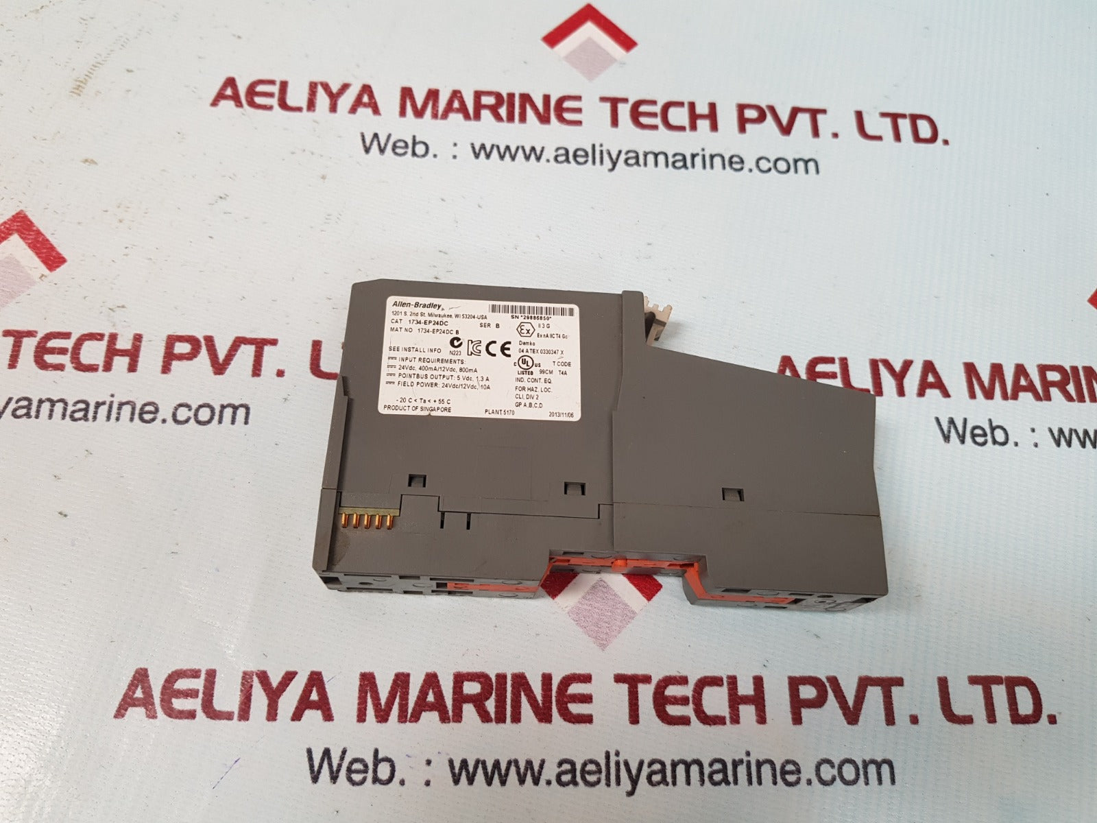 Allen-bradley 1734-ep24dc ser b extension module 1734-rtb ser a