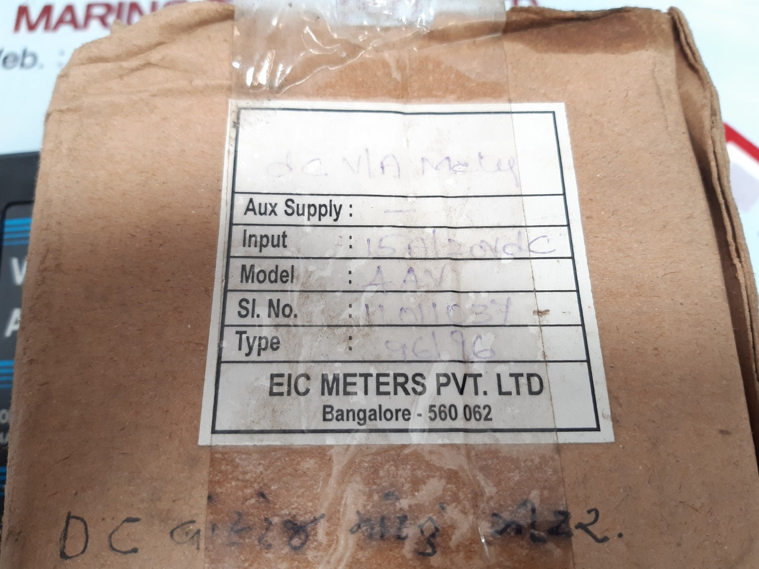 Eic 4av dc v/a meter dc voltage meter