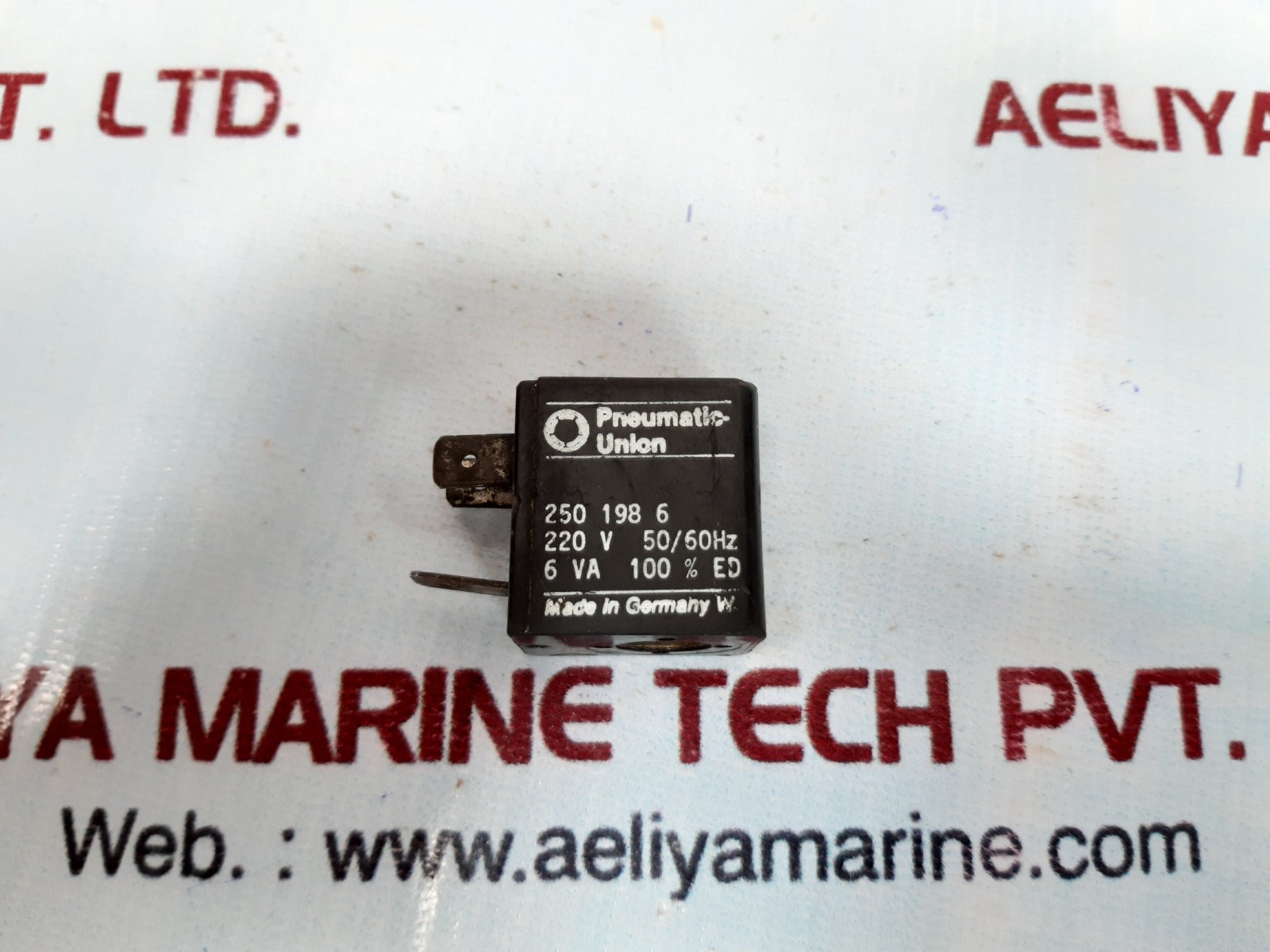 Pneumatic-union 250 198 6 solenoid coil