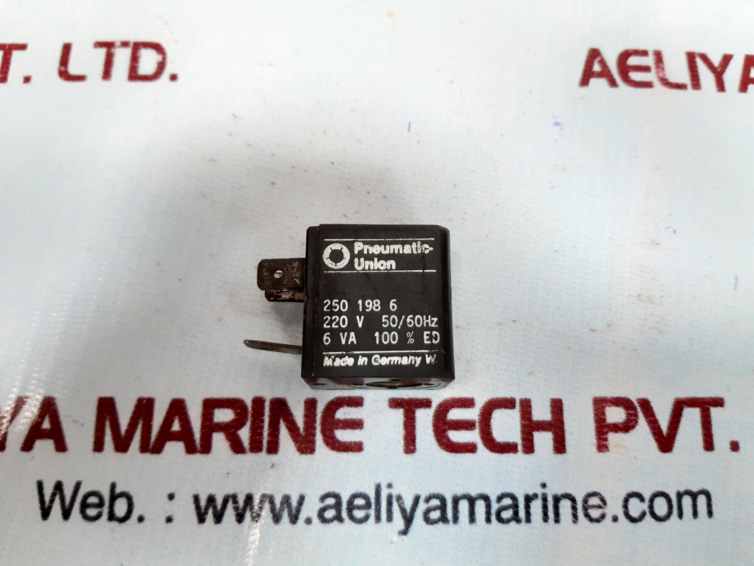 Pneumatic-union 250 198 6 solenoid coil